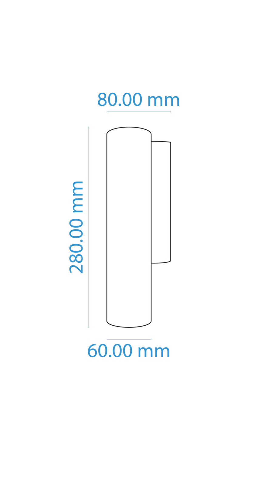 Liquid Stone - Sconce Tube (Small)