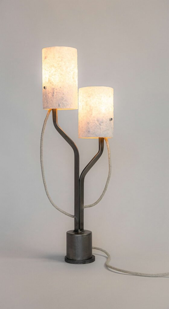 Liquid Stone - Double Table Lamp